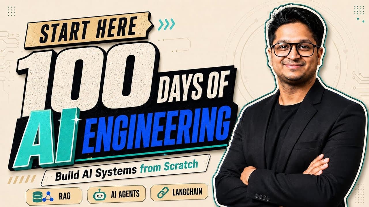 100 Days to Master AI Engineering | LangChain, RAG, Agents & More